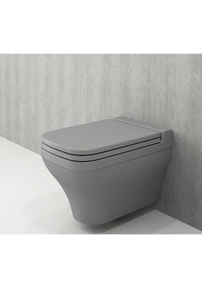 Scala Asma Klozet Mat Gri Kapak Hariç 1080-006-0128 Mat Gri