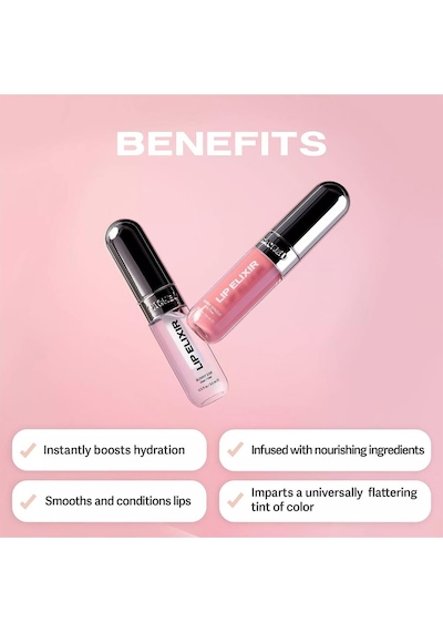 Sacheu Lip Elixir 3 Ü 1 Arada Renkli Dudak Parlatıcı 03 Bunny Tongue 3.5ml 03 Bunny Tongue