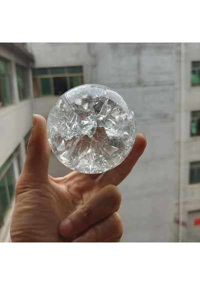 Dekoratif Kristal Şelale Su Değirmeni Yedek Cam Topu Şelale Su Değirmeni Sadece Top  ÇAPI 5 CM