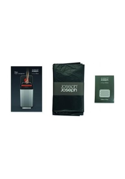 Joseph Joseph Titan Çöp Kovası 30 Litre Paslanmaz Çelik