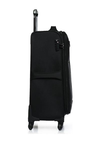 U.s. Polo Assn. Orta Boy Kumaş Valiz Siyah 22804