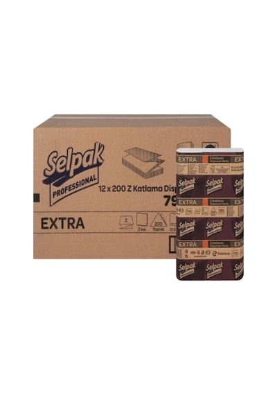 Selpak Professional Extra Z Katlama 12X200