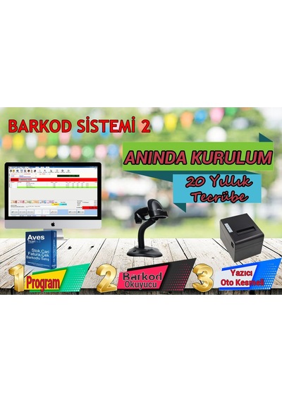 Barkodlu Satış Sistemi 2 Hemen Satışa Başlayın