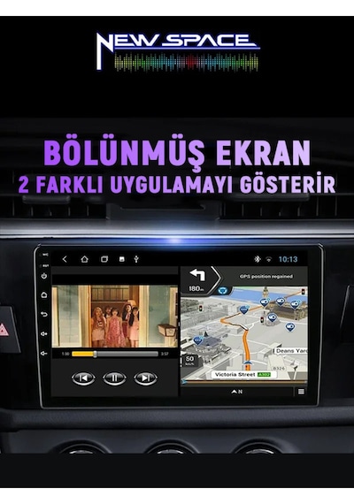 Toyota Corolla Android 8gb Ram 128gb Rom 8 Çekirdek Carplay Multimedya