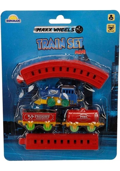 Mey İthalat Kurmalı Raylı Mini Tren Seti 11 Parça