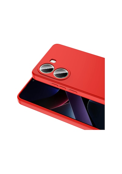 Xiaomi Poco X7 Pro Kılıf Yumuşak Silikon Kamera Korumalı Lansman Pazarplus Koyu Yeşil