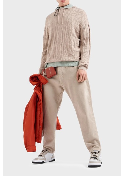 Armani Exchange Erkek Kazak 6dzm1b Zm4dz 17ab Krem Krem