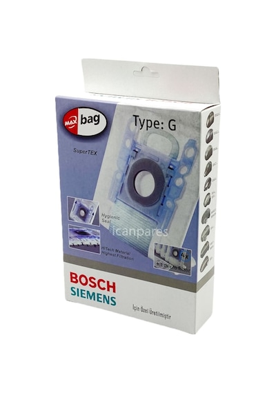 Bosch Uyumlu Pro Silence Serisi Type G Süpürge Toz Torbası