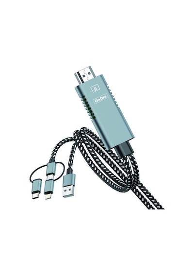 Go Des GD-8296 5 in 1 1080P HD Ses ve Görüntü Aktarıcı HDMI Kablo - Siyah ZORE-264107