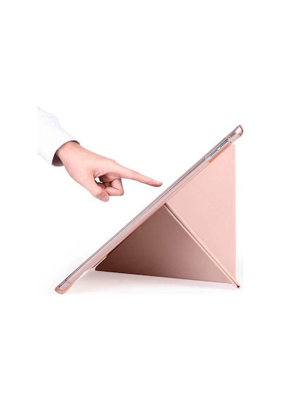 Samsung Galaxy Tab S9 Fe 10.9'' Uyumlu Kalem Bölmeli Uyku Modlu Arkası Silikon Kapak Kılıf Kılıf