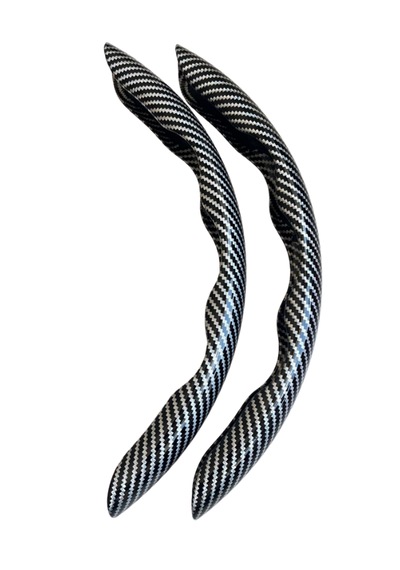 Karbon Fiber Direksiyon Kılıfı Direksiyon Koruyucu Kılıf Gri
