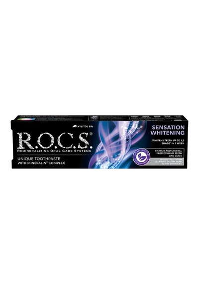 Rocs Sensation Whitening Beyazlatıcı Diş Macunu 74 G - 2 Adet Tarı