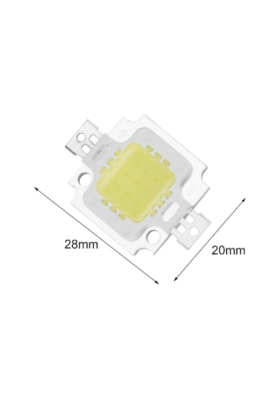 12v 10w Power Led Çipi Günışığı Işık 10 Watt Projektör Cob Ledi 900lm