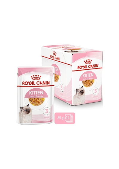 Royal Canin Kitten Jelly 85 Gr X 12 Adet Yavru Kedi Yaş Maması