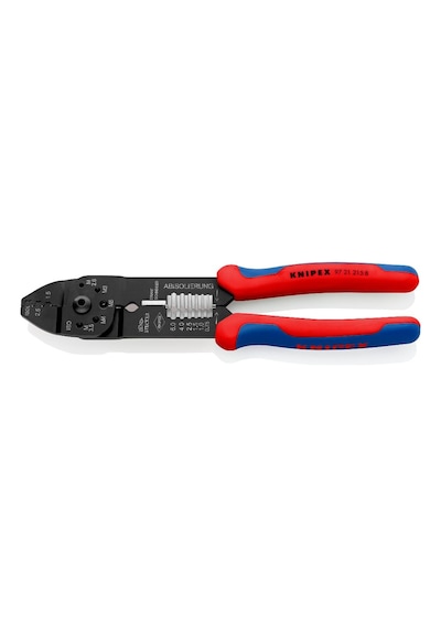 Knipex Çok Fonksiyonlu Papuç Sıkma Ve Kablo Sıyırma Pensesi 9721215b
