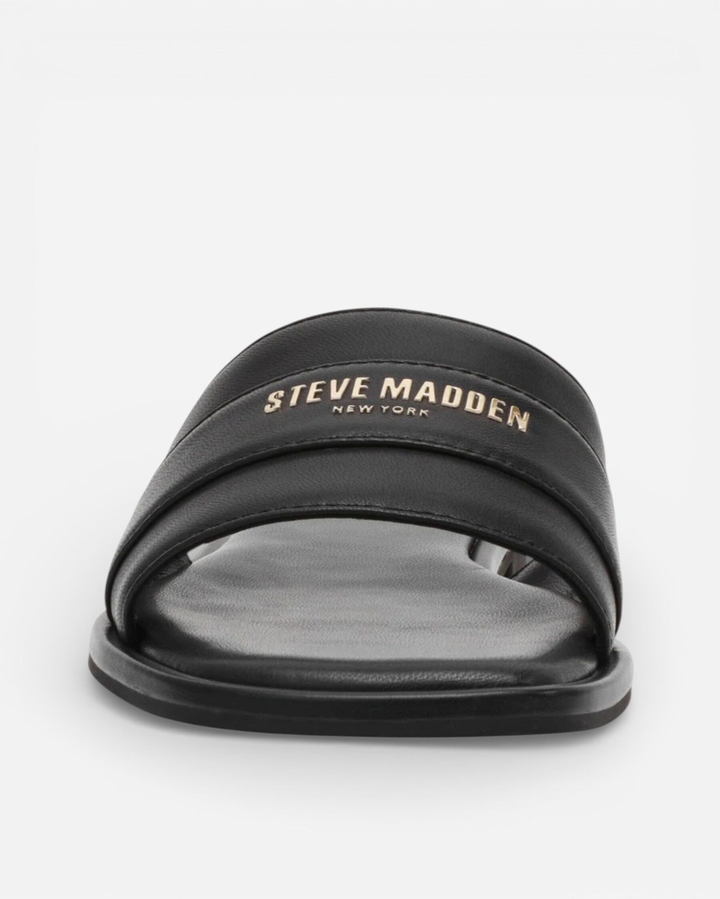 Steve Madden Ashten Black Leat Kadın Siyah Terlik Ashten
