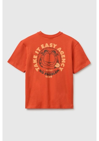 United Colors Of Benetton Erkek Çocukgarfield Baskı Detaylı Yuvarlak Yaka T-shirt Kırmızı 6-14 Yaş-2823 KIrmızı United Colors Of Benetton Erkek Çocukgarfield Baskı Detaylı Yuvarlak Yaka T-shirt Kırmızı 6-14 Yaş-2823 KIrmızı
