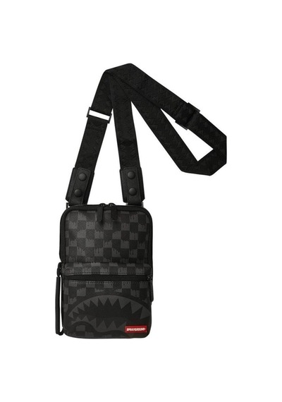 Sprayground Siyah Askılı Çanta Ayarlanabilir Çapraz Askı Ve Fermuarlı Kapatma Omuz Çantası