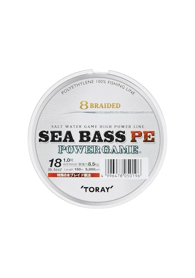 Toray Sea Bass Pe Power Game 150m 18lb F71l