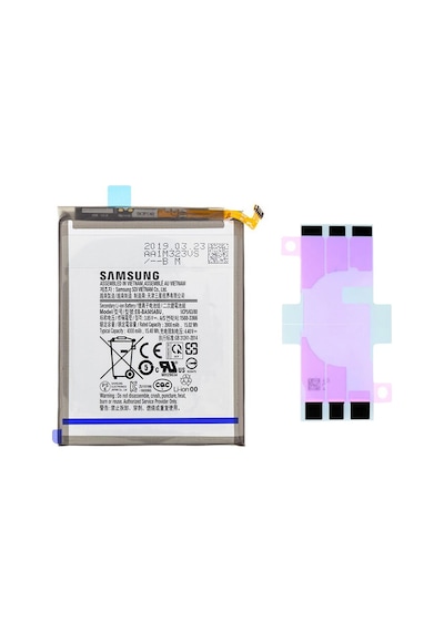 Samsung Uyumlu A50 A505f Batarya Pil Telefon Bataryası Pil Bandı Yanında