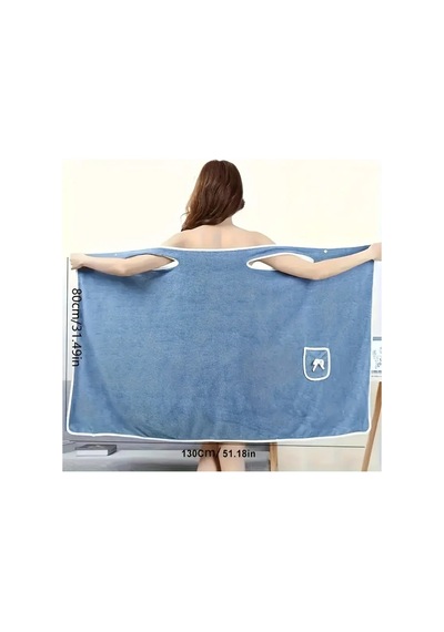 Quanzhou Şık Bohemian Mercan Polar Kadın Bornoz - Yumuşak Emici Ev Spa & Rahatlama İçin Mor
