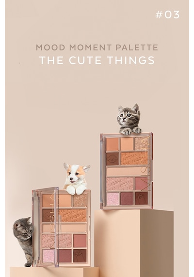 Mat Ve Işıltılı Tonlar Barındıran Far Paleti Missha Mood Moment Palette 3 The Cute Things 3