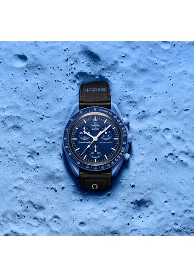 Swatch Omega Moonswatch Mission To Neptune So33n100 Mavi
