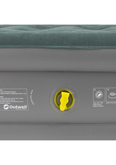 Outwell Excellent King Ultra Konforlu Çift Kişilik Xl Şişme Yatak Açık Gri