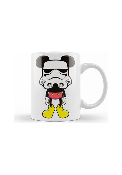Mickey Mouse Vader Mouse Kupa Bardak Porselen Karışık