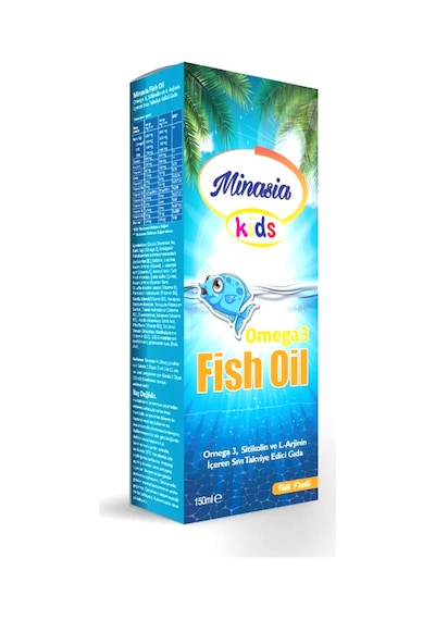 Minasia Kids Fish Oil Omega 3 Balık Yağı Şurup 150 ML