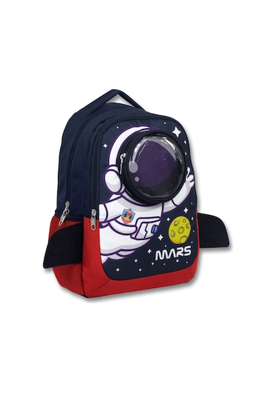 Cennec Lacivert Erkek Çocuk Astronot Baskılı İlkokul Okul Sırt Çantası - 6000