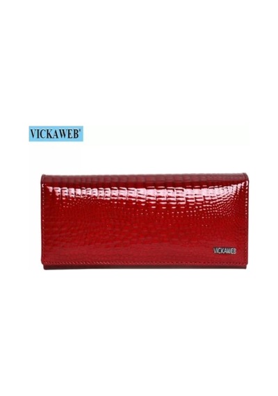 6Renk Bayan Hakiki Deri Cüzdan Kırmızı 19 Cm X 10 Cm Kırmızı