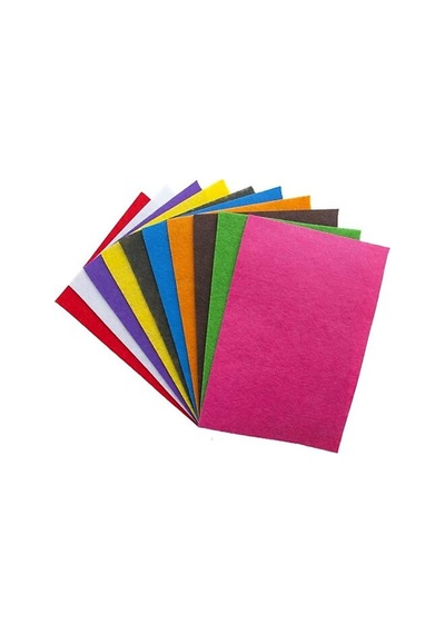 Sanatsal Kağıt 50x70 Keçe Tabaka 10'lu Karışık Kağıt Ürünleri