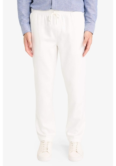 Defacto Yumuşak Dokulu Jogger Pantolon B4091ax26spwt33 Beyaz-wt33