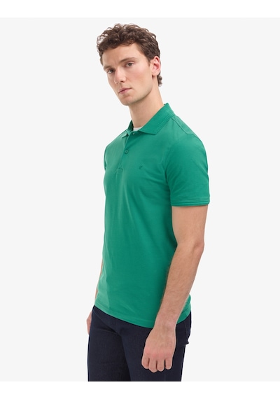 Pierre Cardin Erkek Yeşil Tişört Basic 50325323-vr054