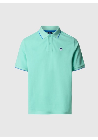 North Sails Yeşil Erkek Regular Fit Polo T-shirt Ns0000692464