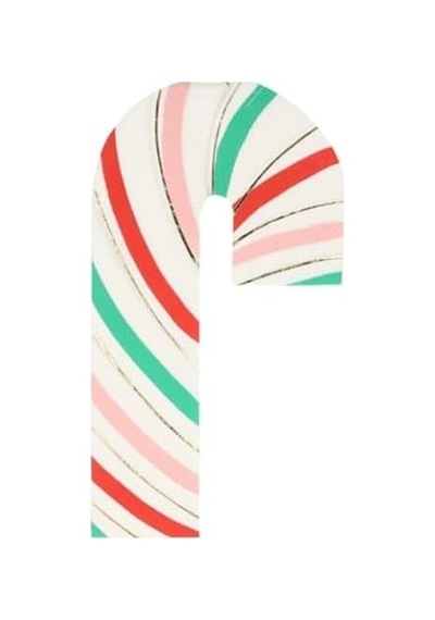 - Stripy Candy Cane Napkins - Çizgili Şeker Kamışı Peçeteler 16'lı -