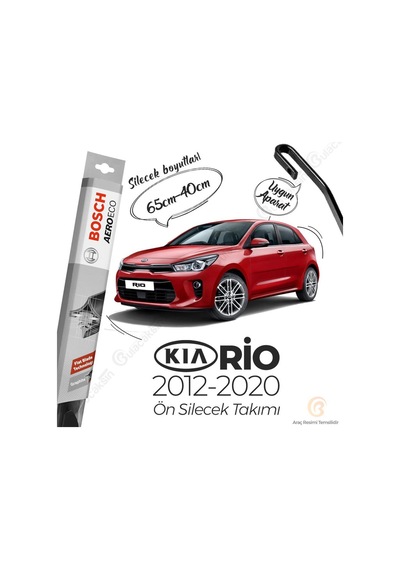 Kia Rio Muz Silecek Takımı 2012-2020 Bosch Aeroeco N11.2527