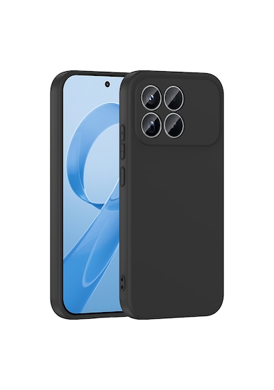 Xiaomi Poco F8 Pro Kılıf Yumuşak Silikon Kamera Korumalı Lansman Pazarplus Koyu Mor