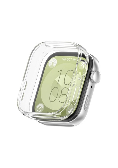 Huawei Watch Fit 3 Parlak Kenarlı Ekran Koruyuculu Sert Kasa Koruyucu Fit/fit 2 Uyumlu Değildir