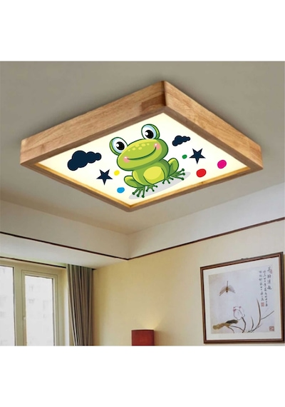 Led Aydınlatma Avize 60X60Cm Kids Kurba Beyaz 6500K Işık Dekor O