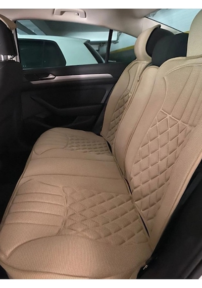 Toyota Corolla Bej Koltuk Kılıf Koruyucu Minderi Ön 5li Minder Ortopedik
