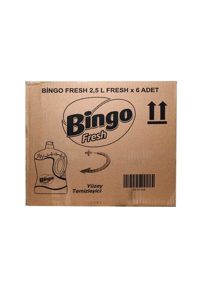 Bingo Fresh Mutlu Yuvam Yüzey Temizleyici 2.5 Lt 16'li Paket 16'lı Set