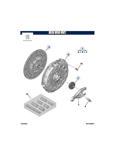 Debriyaj Baski Plaka Boxer Iv/euro6 Dw10fu