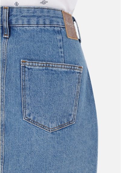 Colin's Colins Slim Fit Düz Düğmeli Kadın Denim Etek Cl1068632 Q1.v1 Dn40508 Denim