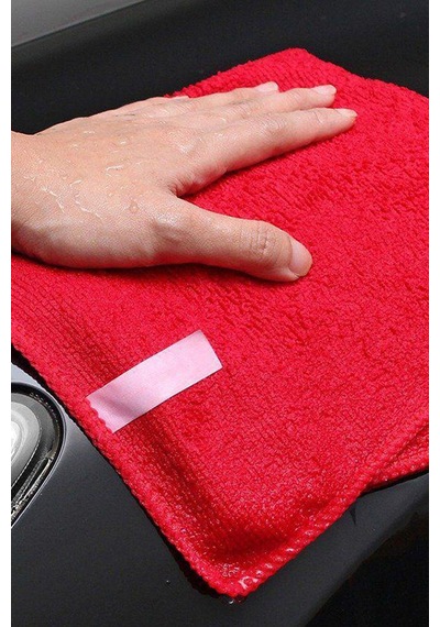 Süper Emici 40x40cm 4lü Mikrofiber Kurulama Bezi - Renkli Cam Araç Silme Bezi 4 Adet Diğer