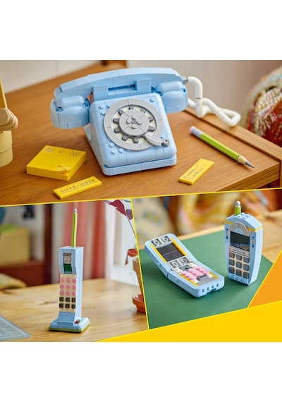 LEGO® Creator 3'ü 1 Arada Retro Telefon 31174 - 8 Yaş ve Üzeri 1980'ler veya 2000'ler Modeli Yaratıcı Oyuncak Yapım Seti (383 Parça)