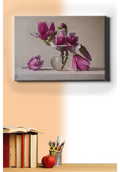 Webstyle Sayılarla Boyama Seti Kasnaklı Manolyalar 60 X 75 Cm