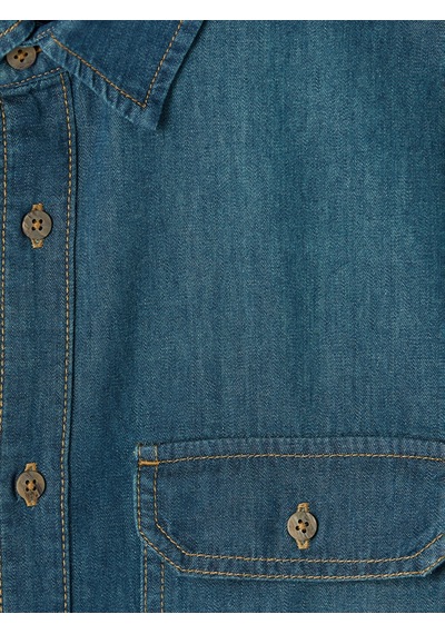 Lcw Jeans Yeşil Regular Fit Erkek Jean Gömlek