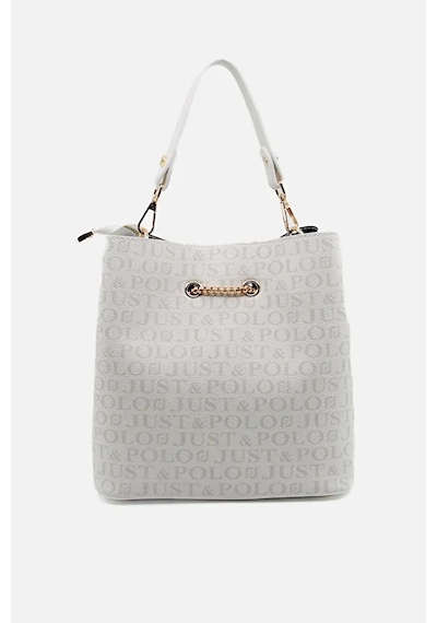 Kadın Günlük Kullanıma Uygun Ayarlanabilir Askılı Şık El & Omuz Çantası Shoulder Bag Beyaz